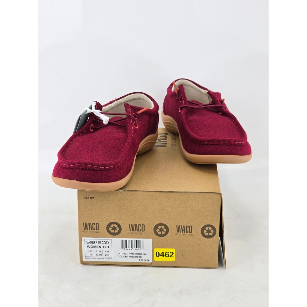 Revitalign Carefree Cozy Women 12B Rosewood Suede Slip On Shoes - NEW